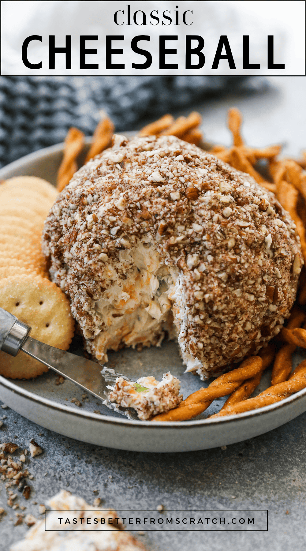 Whip Up a Classic Cheddar Cheese Ball in Just 5 Minutes